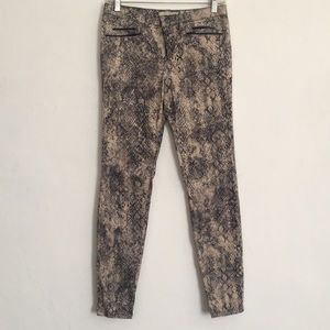 Zara Z1975 Denim animal print Jeans 4